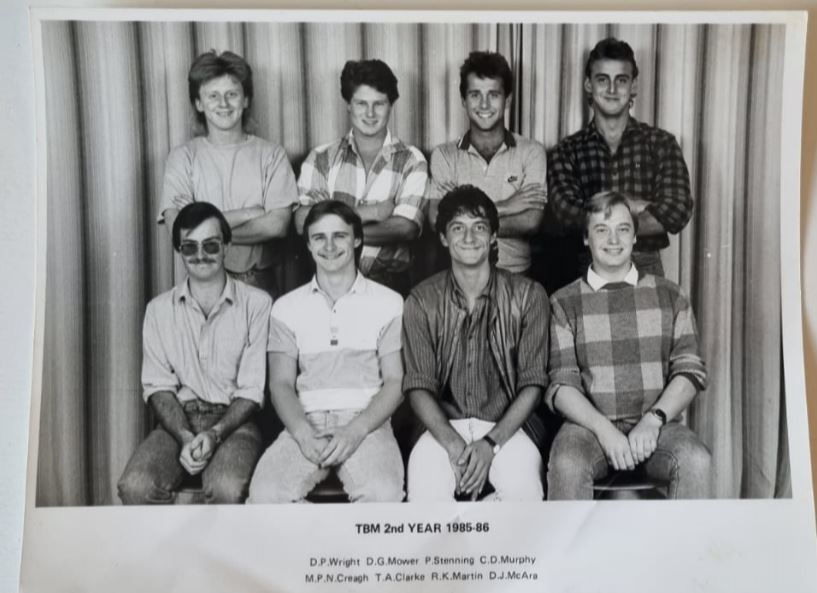 Group photo from 1985-86