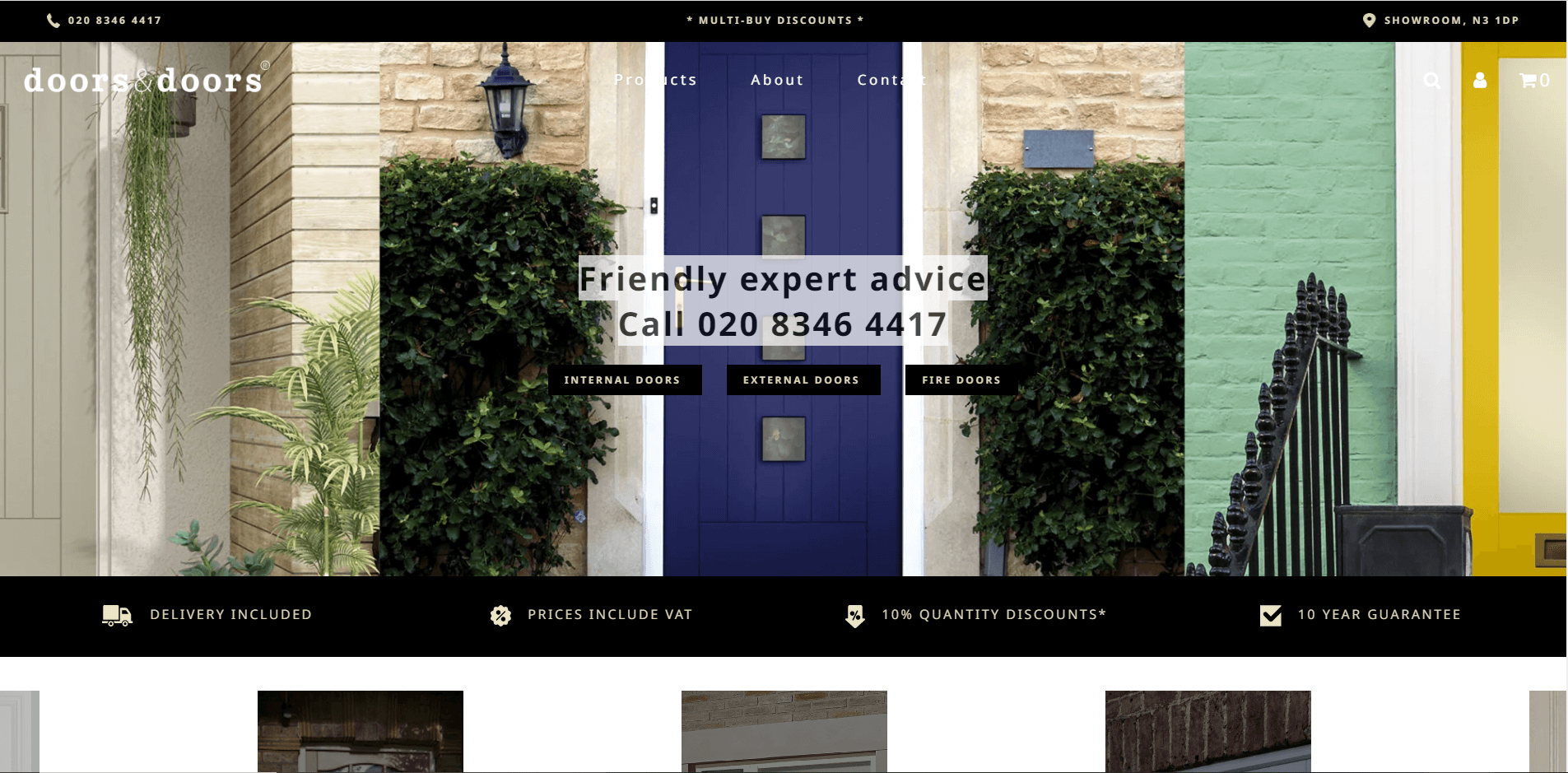 Doors and Doors homepage